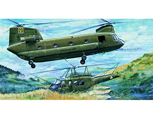 Trumpeter طائرة هليكوبتر تشينوك CH47A بمقياس 1/35 من ترامبتر - Image 2