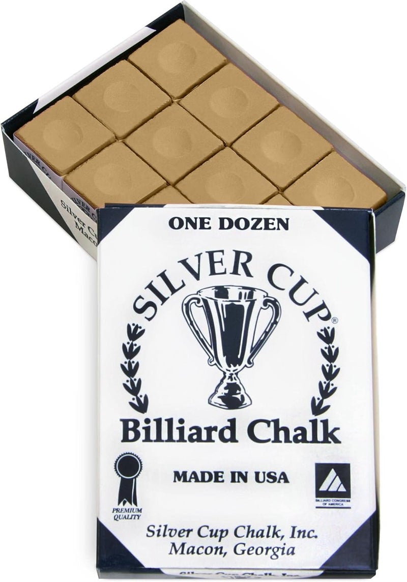 Silver Cup طباشير البلياردو - دزينة واحدة - Image 1