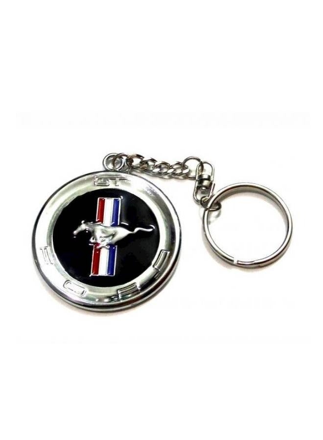 Generic Creative Ford Mustang Metal Car Mark Keychain  - Image 1