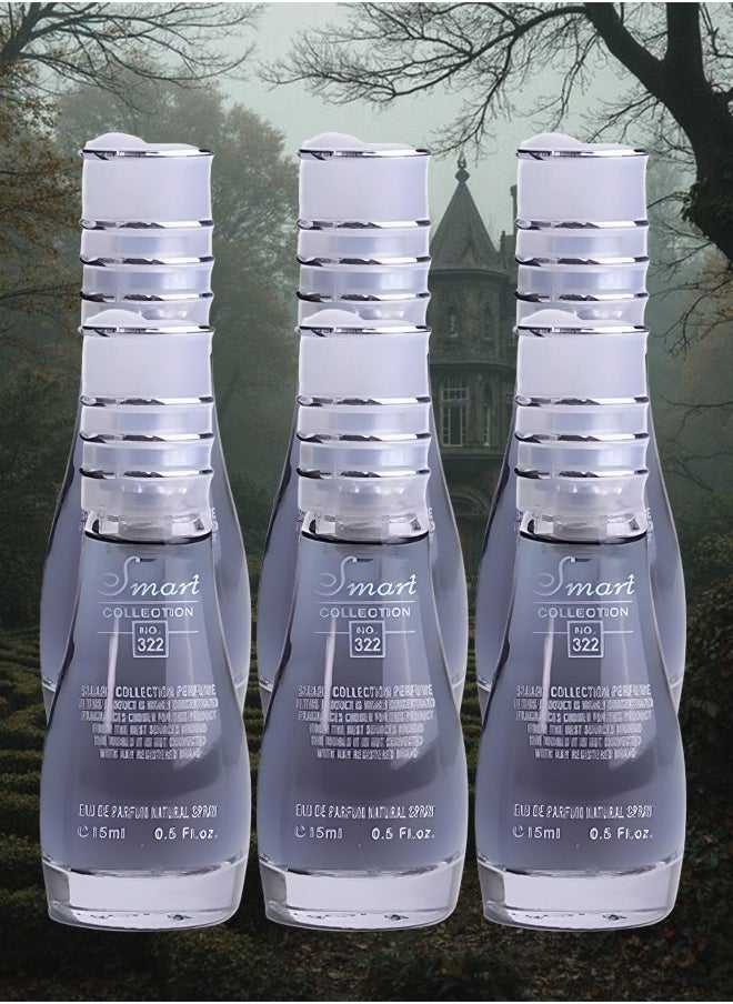Smart collection - 6 Pieces Smart Get Ready For The Party Perfume 15ml EDP - Image 1
