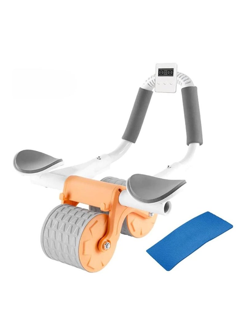 DubaiGallery Abdominal Double Wheel Roller With Automatic Rebound & Elbow Support For Core Strength - Image 3