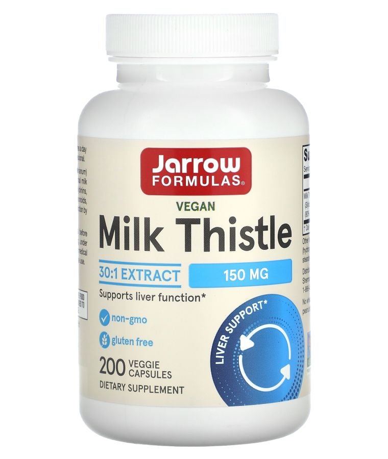 jarrow formulas Vegan Milk Thistle 150 mg 200 Veggie Capsules