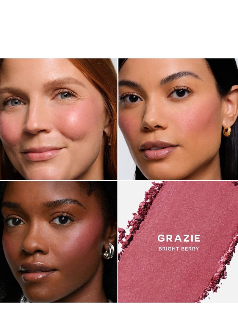 Saie SAIE Powder Blush, 3g-Grazie - bright berry - Image 2