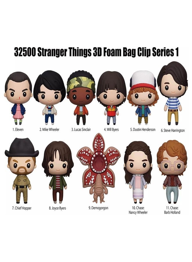 مونوغرام سلسلة Stranger Things ثلاثية الأبعاد من الفوم، مشبك، السلسلة 1، في كيس مغلق - Image 2