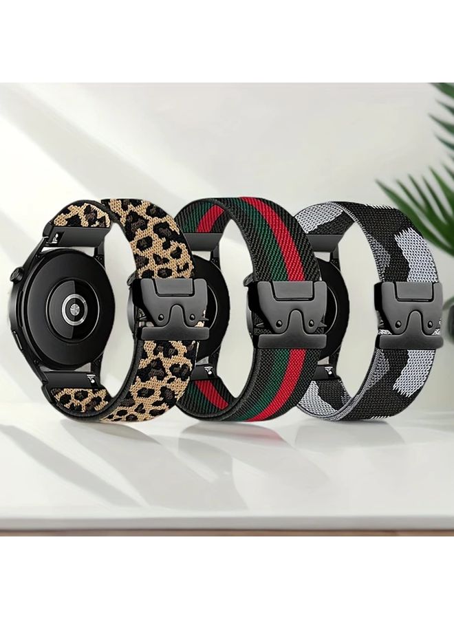 Color M1 18mm Elastic Nylon Parachute Watch Strap Loop Replacement - Image 1