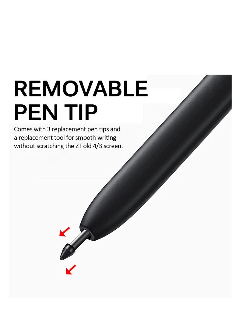 Excefore For Samsung Galaxy Z Fold 4/Z Fold 3 S Pen Stylus, No Charging and High Sensitive, Replacement S Pen for Galaxy Z Fold 4/Galaxy Z Fold 3 (Black)  - Image 4