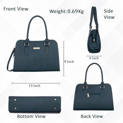 Keywest Women's Valentino Satchel Tote Handbag for Women | Ladies purse | Stylish Shoulder Bag | Gift For Woman | Blue - Image 3