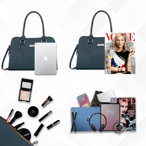 Keywest Women's Valentino Satchel Tote Handbag for Women | Ladies purse | Stylish Shoulder Bag | Gift For Woman | Blue - Image 4