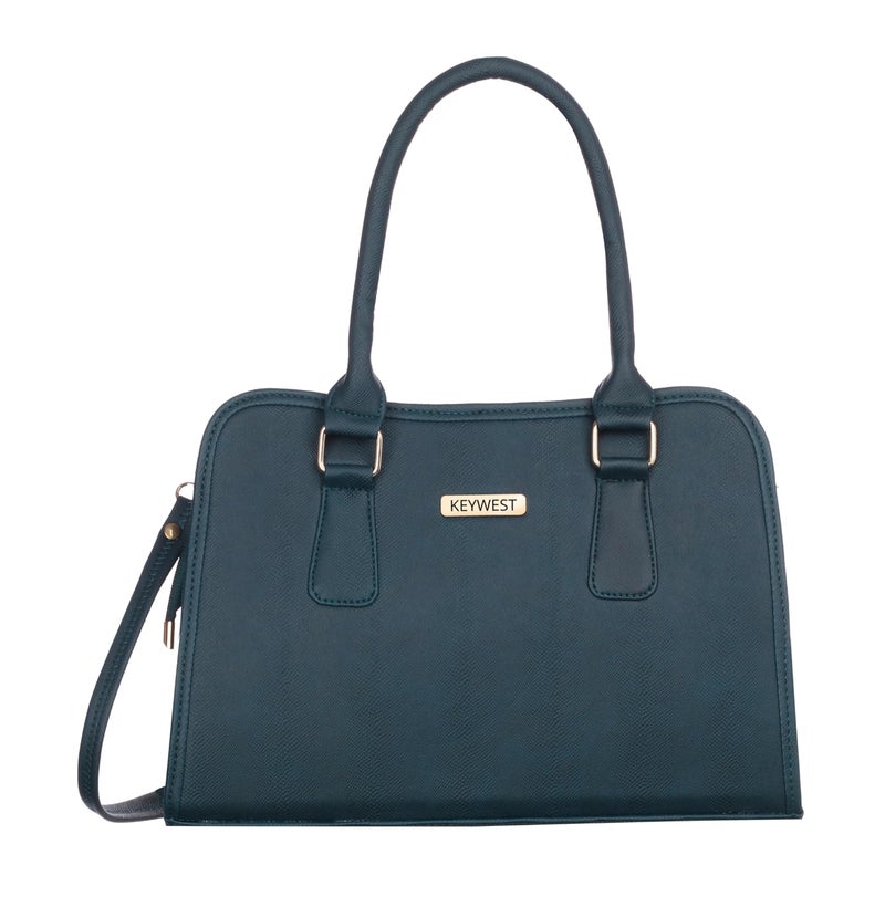 Keywest Women's Valentino Satchel Tote Handbag for Women | Ladies purse | Stylish Shoulder Bag | Gift For Woman | Blue - Image 1