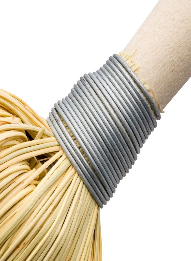 Redecker Hand Brush with Wooden Handle, Rice Straw, Untreated Beechwood, Set of 2, 10-Inches - Image 4