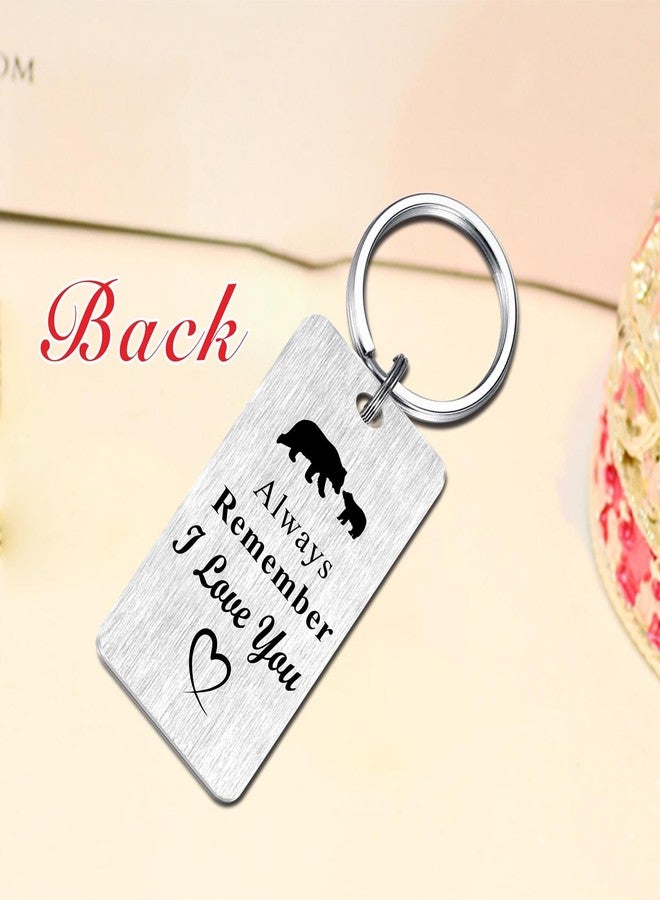 Jzxwan Daughter Christmas Keychain Gifts, I Love You Daughter Birthday Keychain, Love And Proud of You Key Chain Present from Mom Dad - Image 5