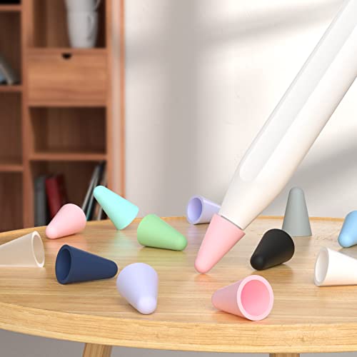 JOOSKO Apple Pencil 2nd/1st Generation Nib Protectors (50 Pack, Pink) - Ultra Thin Silicone, Noise Free, Compatible with Apple Pencil (USB-C), Quiet Drawing - Image 5
