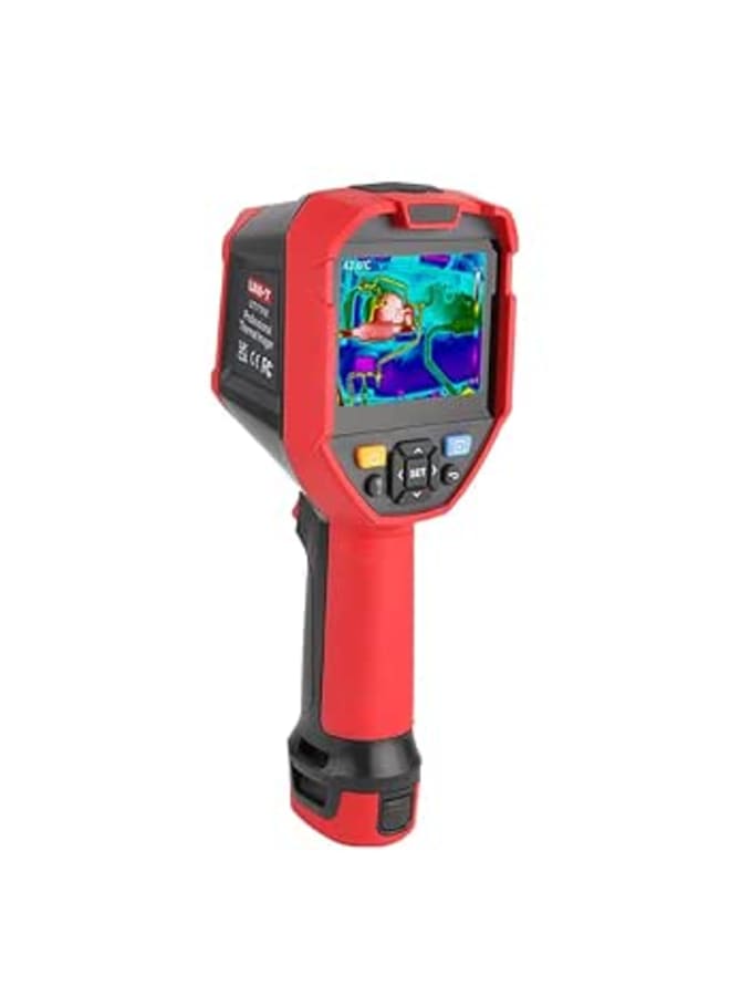 UNI-T UN-T UT7730E Professional Thermal Imager with 9 Hz IR Camera, 3.5” LCD, FLIR‑Like Thermal Imaging, Handheld Thermal Camera with Temperature Readouts – Red/Black - Image 1
