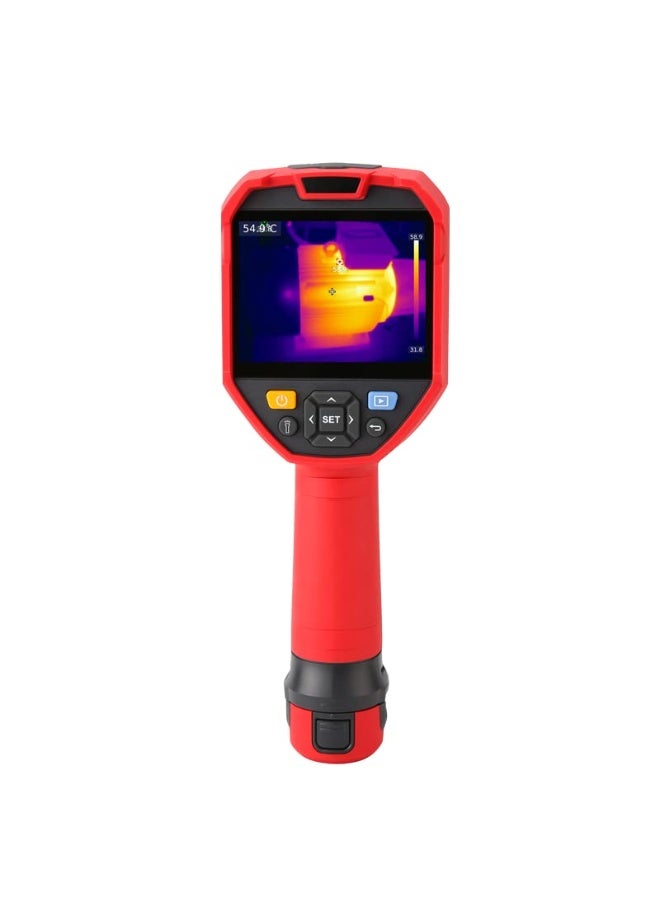 UNI-T UN-T UT7730E Professional Thermal Imager with 9 Hz IR Camera, 3.5” LCD, FLIR‑Like Thermal Imaging, Handheld Thermal Camera with Temperature Readouts – Red/Black - Image 2