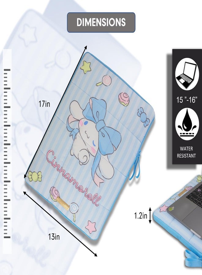 Sonix x Sanrio | Puffy Laptop Sleeve | 15-16 Inch, Quilted Pillow Puffer Laptop Carrying Case, Computer Sleeve | Cinnamoroll Lovely Ribbons - Image 4