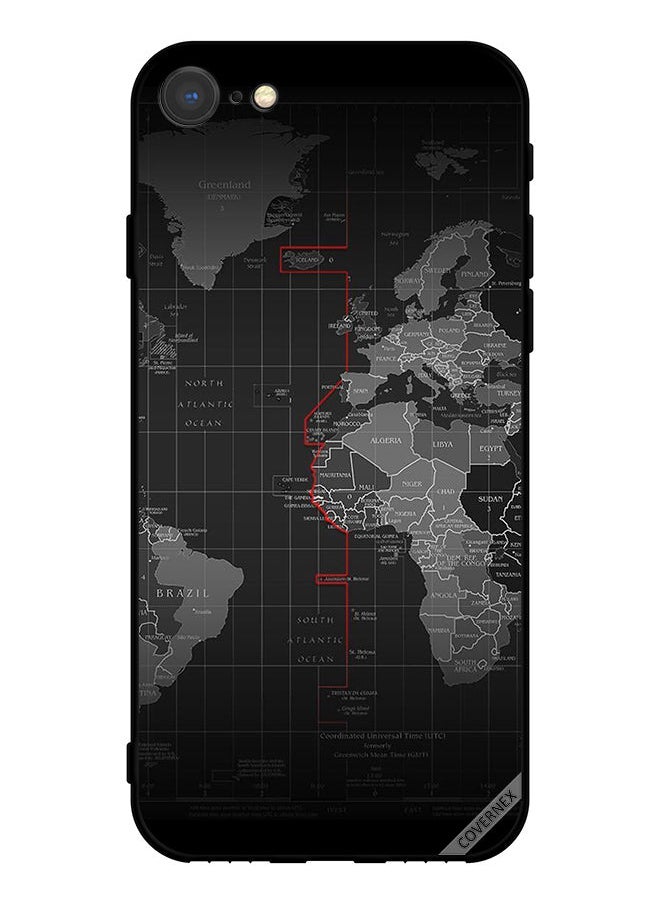 Protective Case Cover For Apple iPhone SE (2022) Ocean Borders