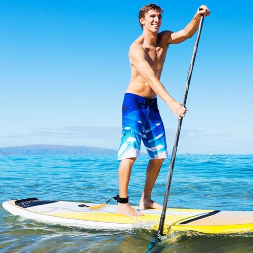Sumind 2 Pieces Surf Board Leashes Coiled Leash Rope Paddle Board Surfboard Leash Compatible with SUP Surfing Leg Rope Leash Surf Straps Stay on Board Ankle Strap Ankle Accessory for Surfing (Orange) - Image 5