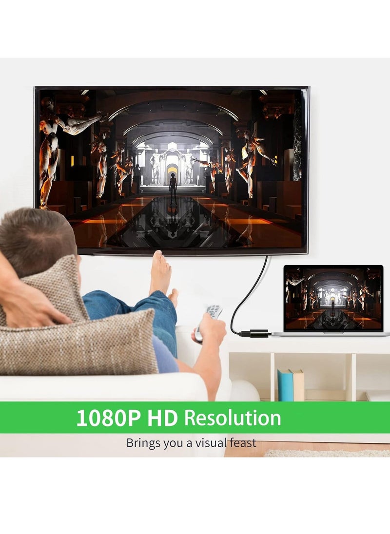 BGM VGA to HDMI Adapter – 1080P VGA Male to HDMI Female Converter for Computer, Desktop, Laptop, PC, Monitor, Projector, HDTV – High-Quality Video and Audio Output  - Image 5