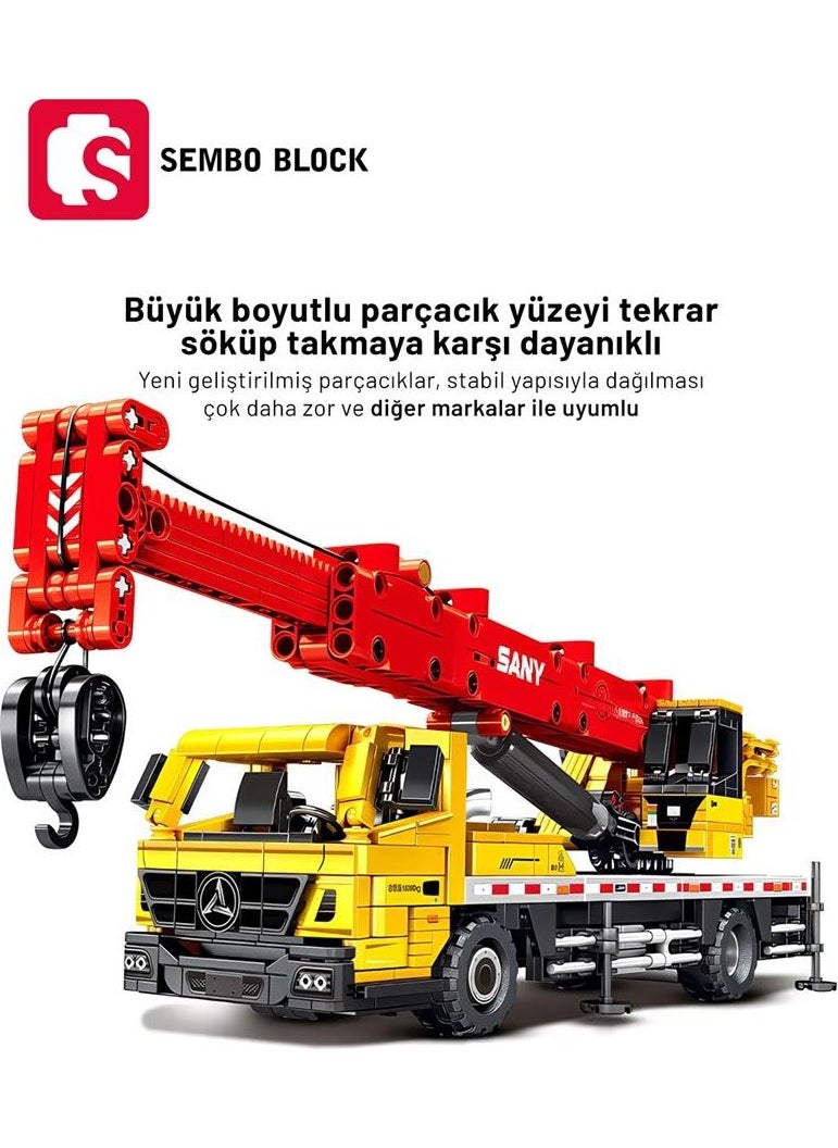 Sany Licensed Crane 991 Piece Building Blocks Compatible with LEGO (712022) - pzsku/ZD71D0F03D60159A5AC35Z/45/_/1740652584/42e2c4ea-9589-45c9-a1e8-76e8c412e778