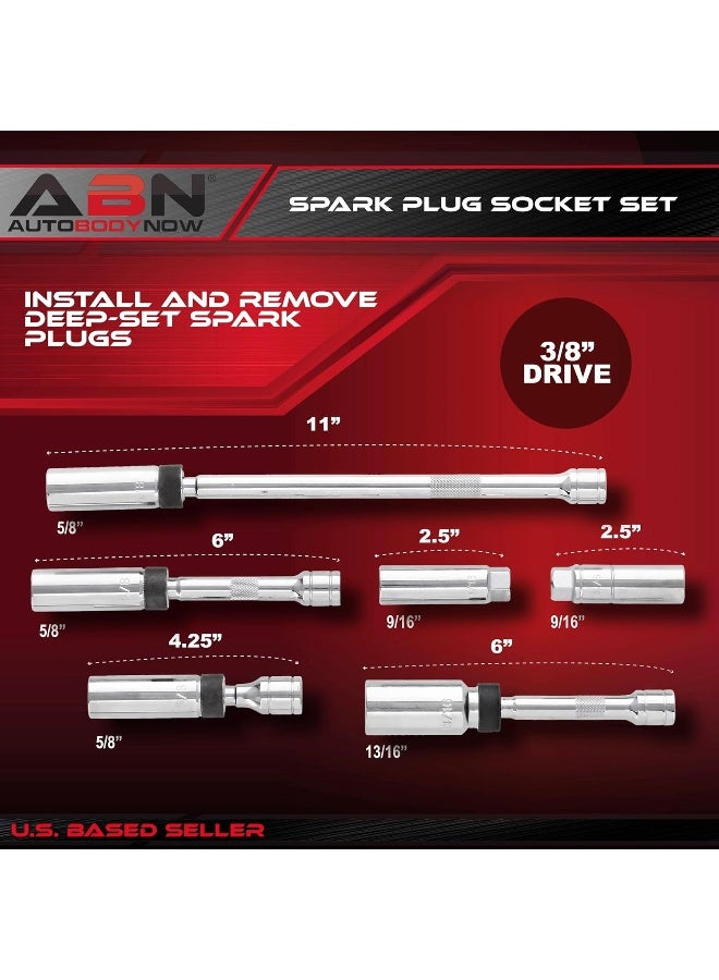 ABN 6-Piece Magnetic Spark Plug Socket Set - Image 3