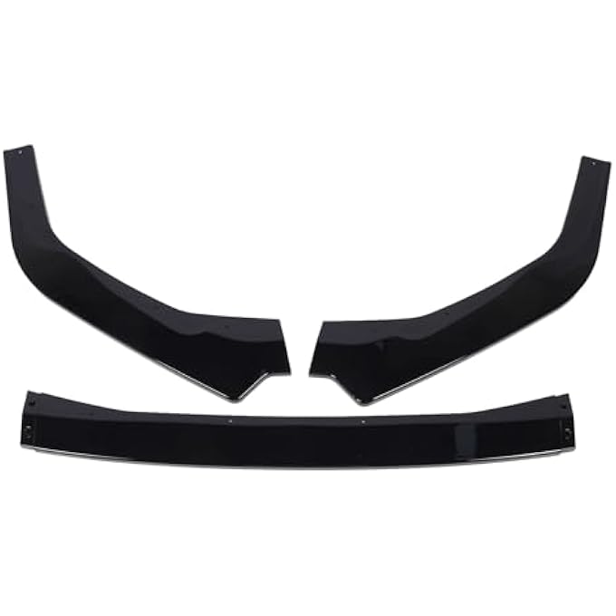 Oreilet Front Bumper Lip Spoiler, 3 Pcs Automotive Front Lip Splitter Replacement for STI VB 2022 Onwards, Car Bumper Splitter Chin Spoiler Diffuser Protector, Accessories - Image 3