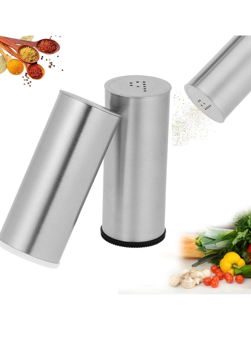 KASTWAVE 2 Pieces Spice Jar Pepper Shakers Seasoning Pepper Shaker Spice Condiment Shaker for Cooking Kitchen Baking Salt Candy - Image 1