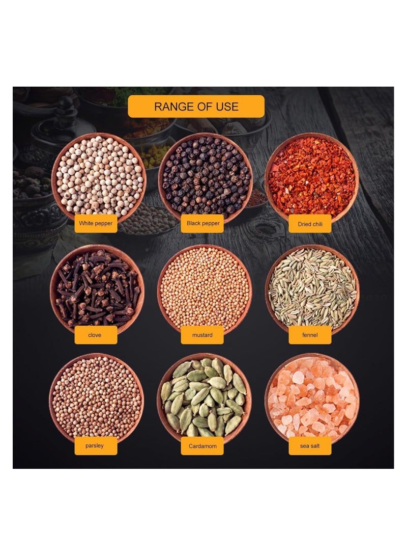 KASTWAVE 2 Pieces Spice Jar Pepper Shakers Seasoning Pepper Shaker Spice Condiment Shaker for Cooking Kitchen Baking Salt Candy - Image 3