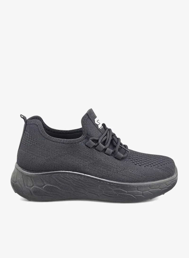 Stone Lightweight Knitted Sneakers