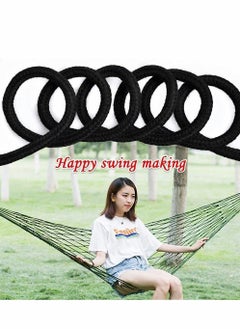 Excefore 2 Roll 10M Soft Black Cotton Rope, for Wall Hanging, Decor Crafts Projects Macrame Knotting and Home Decoration  - Image 2