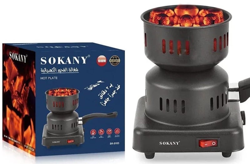 سوكاني موقد فحم كهربائي للشيشة SK-5103 - 1000 واط - Image 1