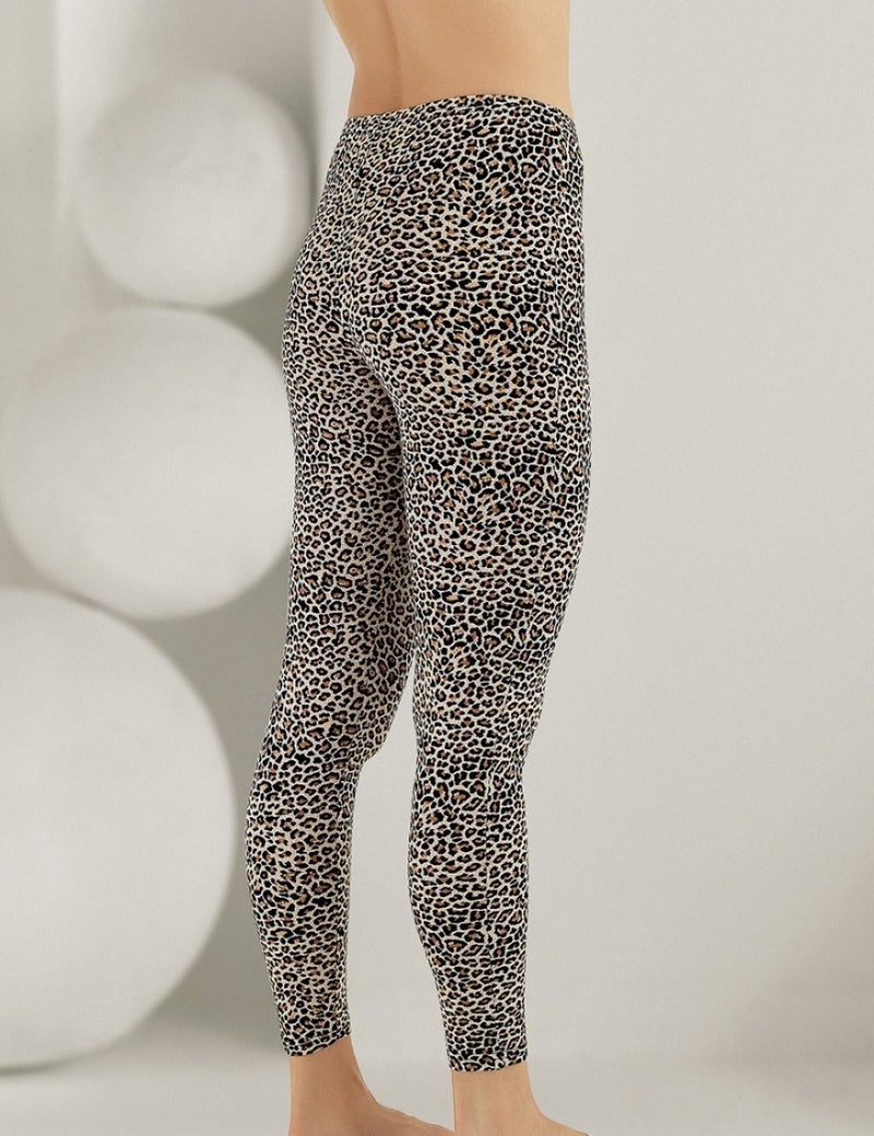 Şahinler Women's Leopard Long Lycra Single Jersey Tights MB301 - Image 2
