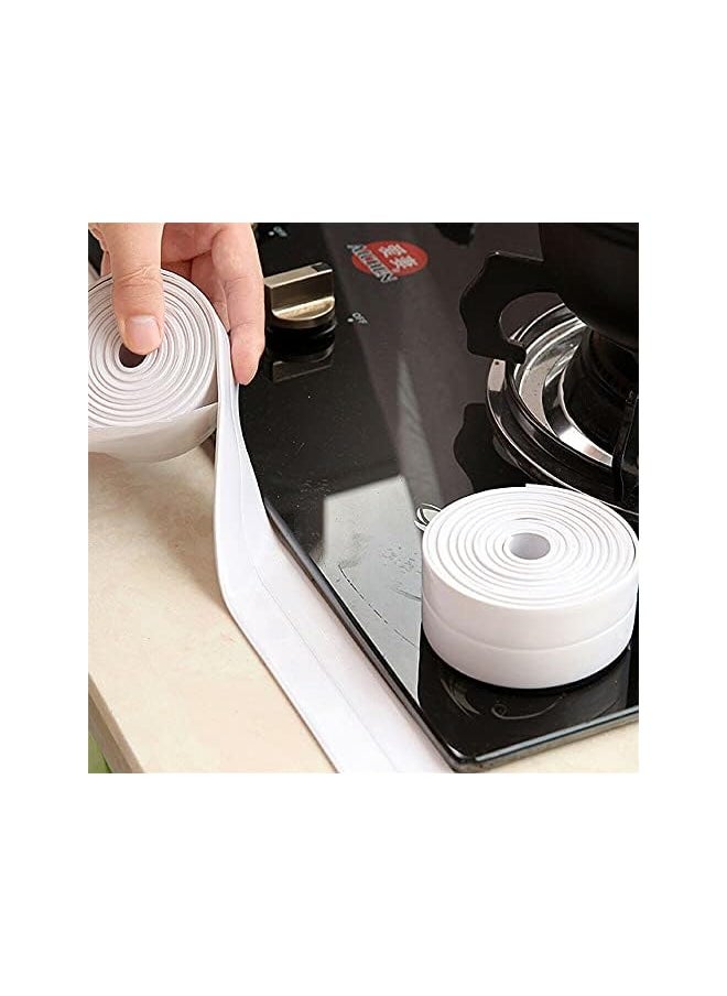 PROMASS 3.2m Sealing Strip Bathroom Shower Sink Bath Tape Caulk Strip Self Adhesive Waterproof Wall Sticker for Bathroom Kitchen  - Image 5