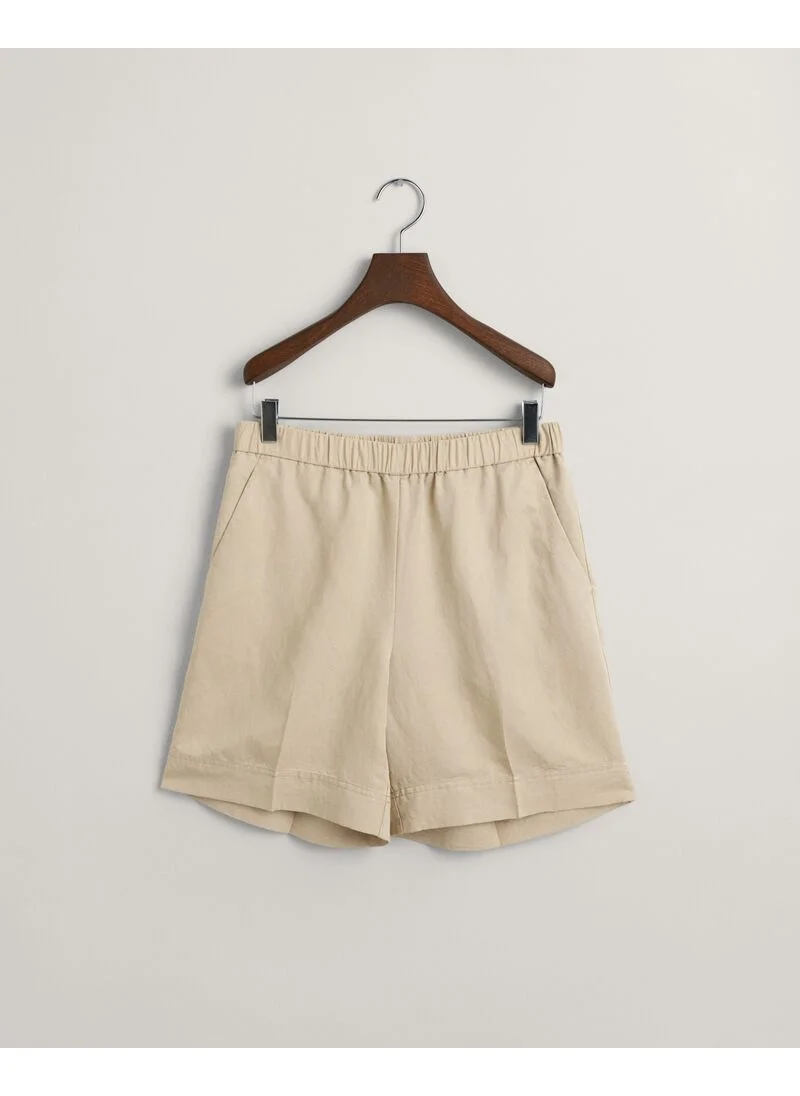 GANT Relaxed Fit Linen Blend Pull-On Shorts