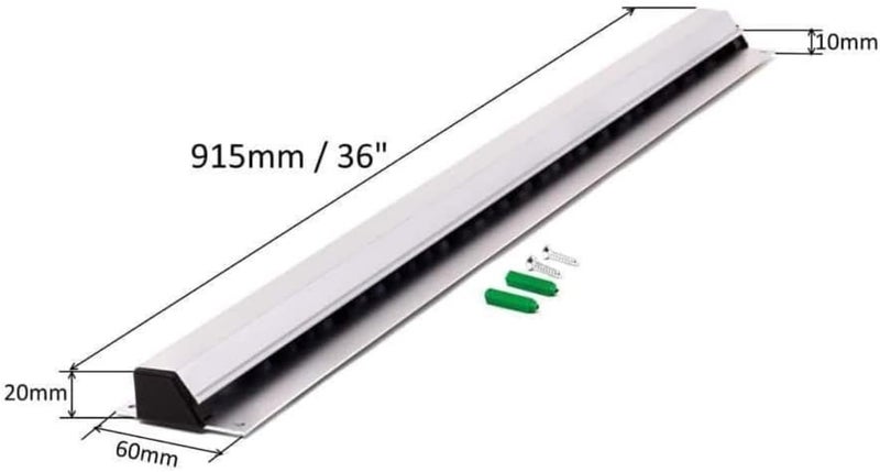 Baki Tab Order Grabber Bill Ticket Holder Aluminium Size 12, 18, 24, 36,48 Inch for Restaurant Cafe Bar (90cm) - Image 2