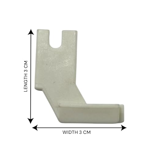 Zenith Concealed Plastic Industrial High Shank Invisible Zipper Presser Foot for Jack,Juki and Umbrella Model Industrial Sewing Machine Teflon Invisible Zipper Foot. - Image 2