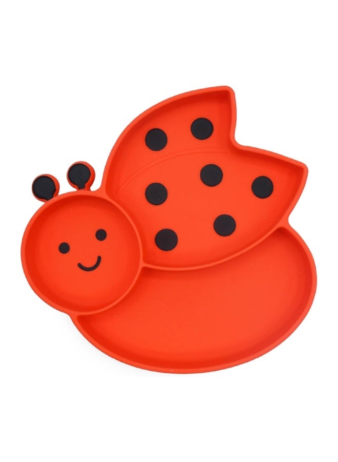 Melii Silicone Suction Plate - Lady Bug (6 units/inner)