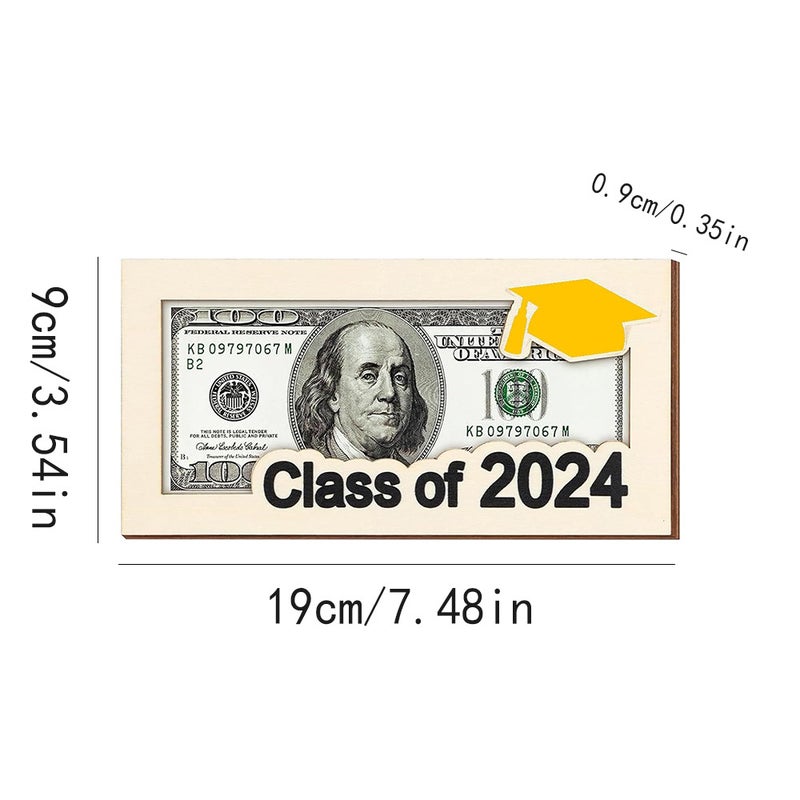 2024 Graduation Personalized Wooden Money Clip WalletGraduation season wallet yellow Graduation season wallet yellow 