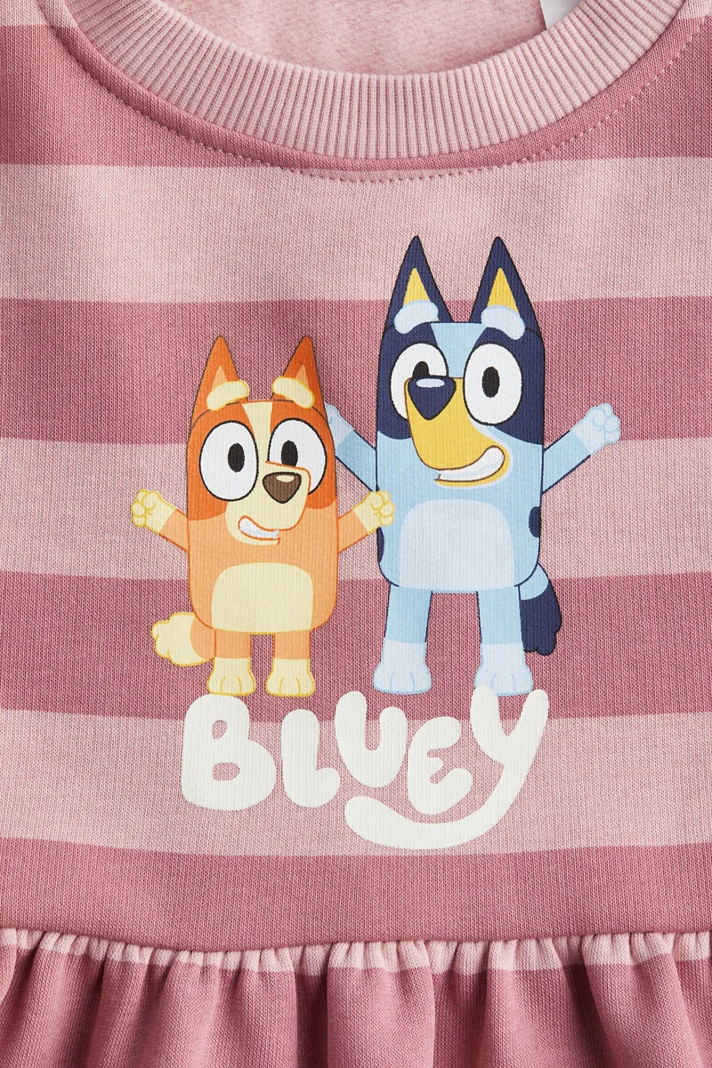 H&M Printed sweatshirt dress