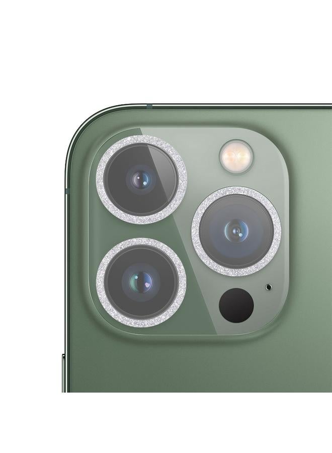 زبون جراب لهاتف iPhone 13 Pro / 13 Pro Max مع حلقة لامعة من الزجاج المقوى وفيلم عدسة الكاميرا - Image 1