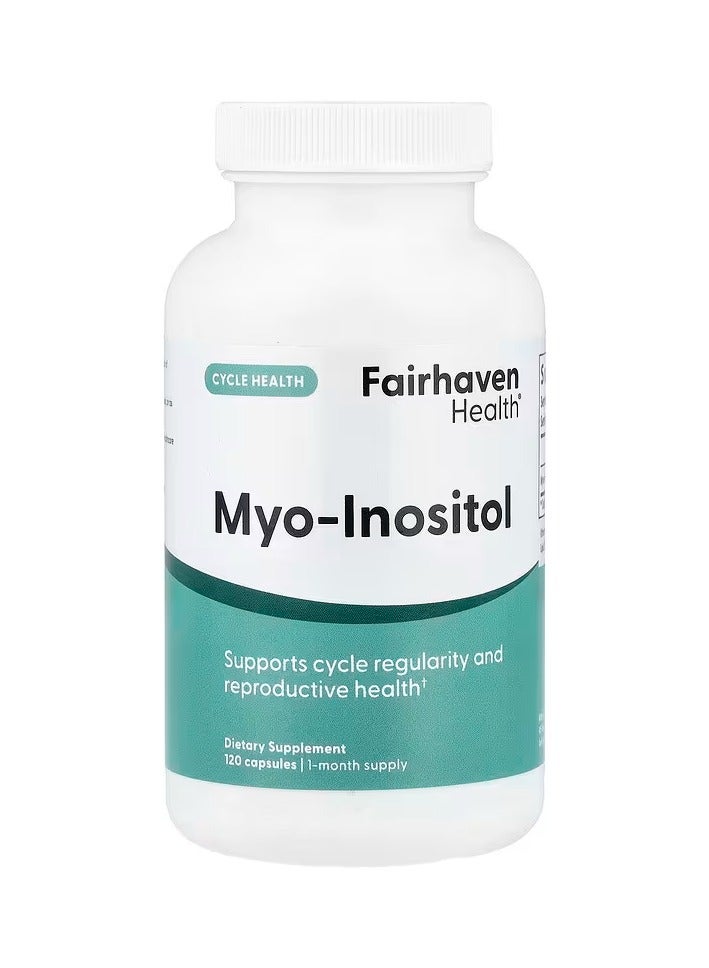 فايرهايفن هيلث فيرهافن هيلث‏, ميو-إينوزيتول، 120 كبسولة (500 ملجم لكل كبسولة) - Image 1
