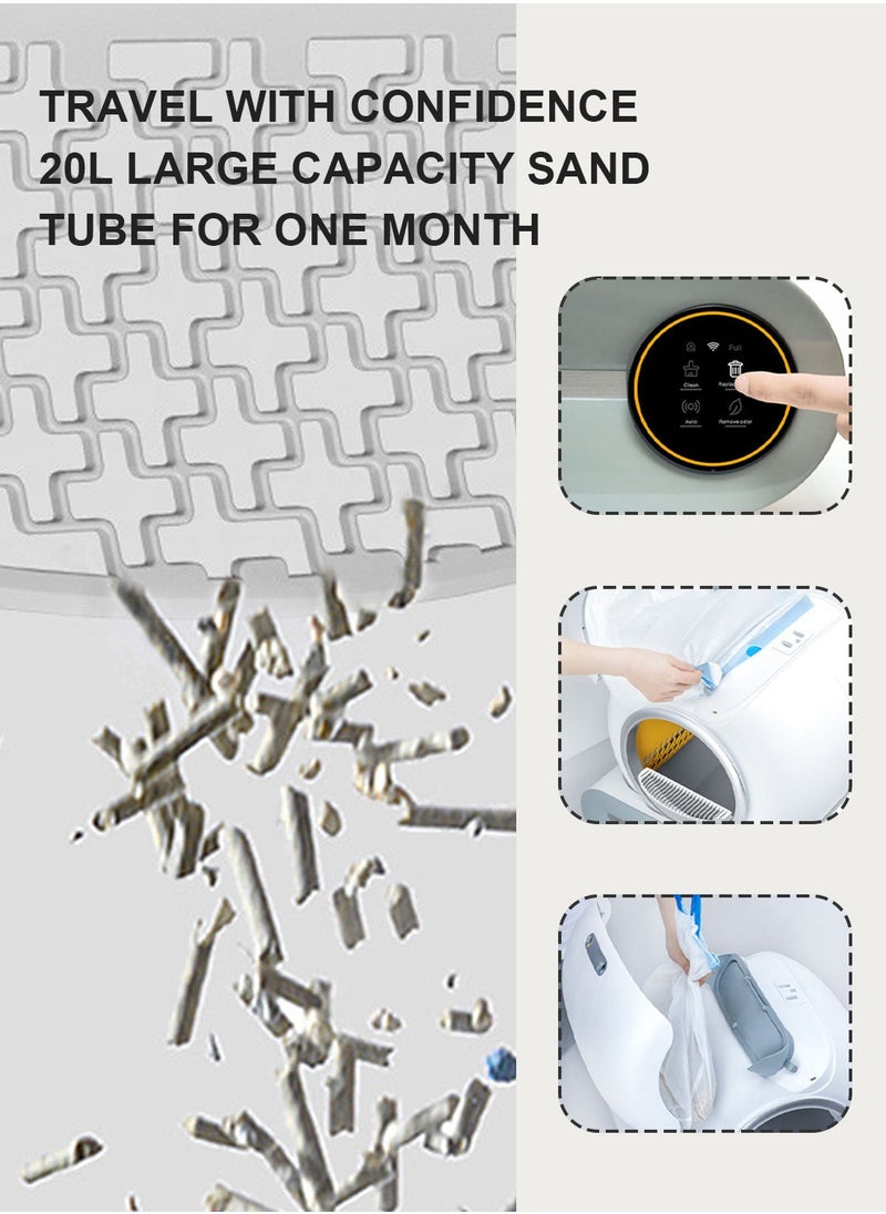 Kidle - Automatic Cat Litter Box Intelligent Cat Litter Box Self Cleaning Cat Litter Box with APP Control - Image 1