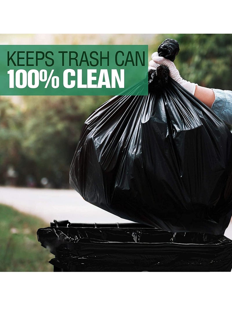 Midwest Extra Large Trash Bags Plastics Garbage Bags [130 * 150cm/52 * 60inch][Fit 240L] Black Outdoor Trash Bags Large Heavy Duty Trash Can Liners, Contractor Bags for Construction, Yard Work (25)  - Image 4