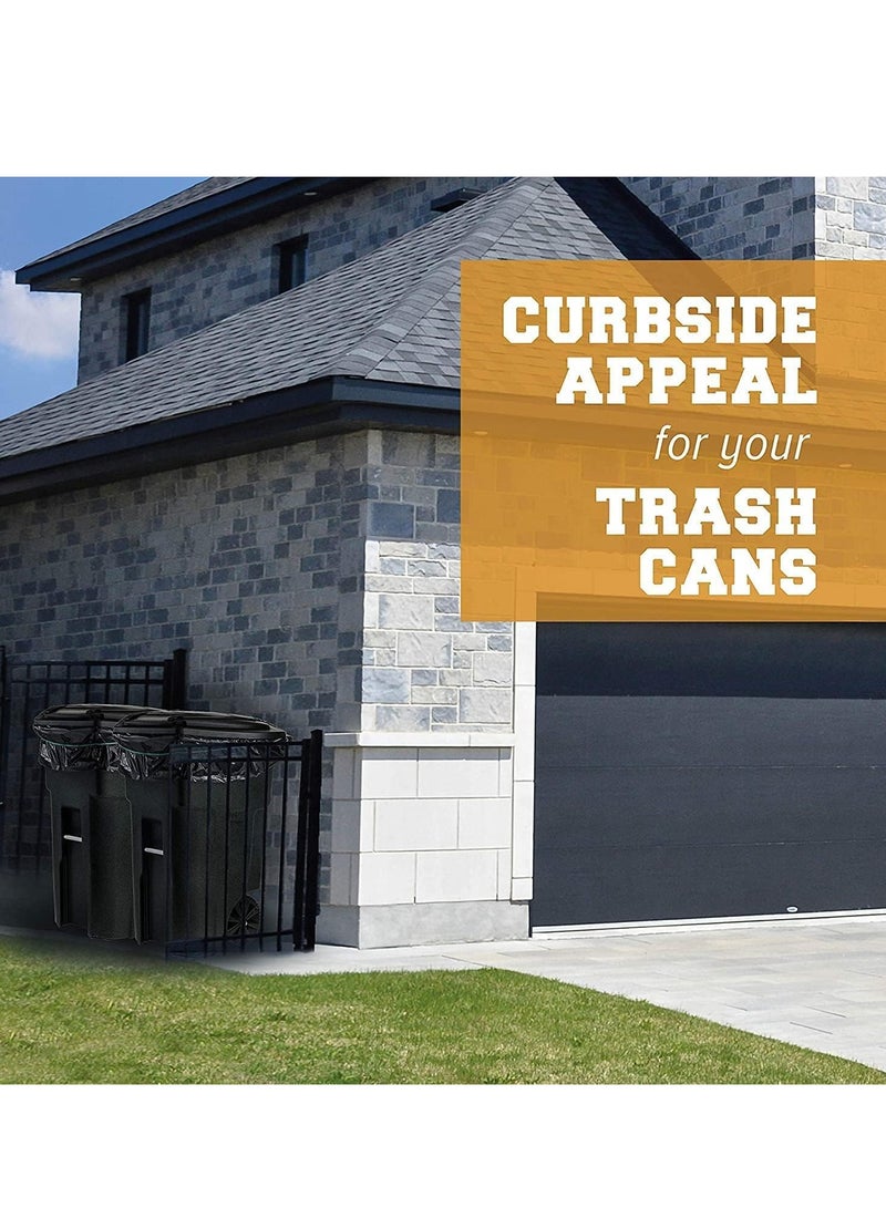 Midwest Extra Large Trash Bags Plastics Garbage Bags [130 * 150cm/52 * 60inch][Fit 240L] Black Outdoor Trash Bags Large Heavy Duty Trash Can Liners, Contractor Bags for Construction, Yard Work (25)  - Image 5