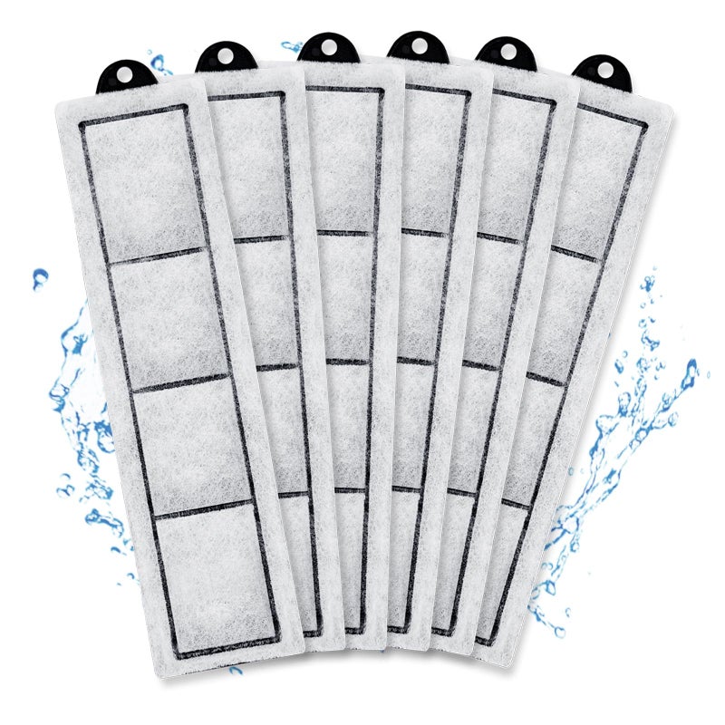 driamor 6 Pack RF-S Filter Cartridges Compatible with Retreat RF-S Filter, Aquarium Filter Cartridges Refill for Desktop Aquariums with Small Retreat Filters - Image 1