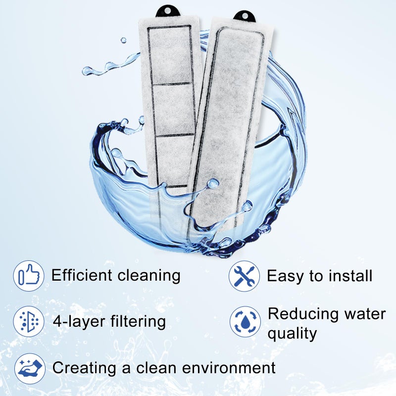 driamor 6 Pack RF-S Filter Cartridges Compatible with Retreat RF-S Filter, Aquarium Filter Cartridges Refill for Desktop Aquariums with Small Retreat Filters - Image 3