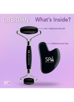 Obsidian Roller & Gua Sha Black Obsidian Stone Contouring Set - pzsku/ZD71DFC252926181D8315Z/45/_/1720697169/dd085e55-2173-4202-91d7-87529e66e037