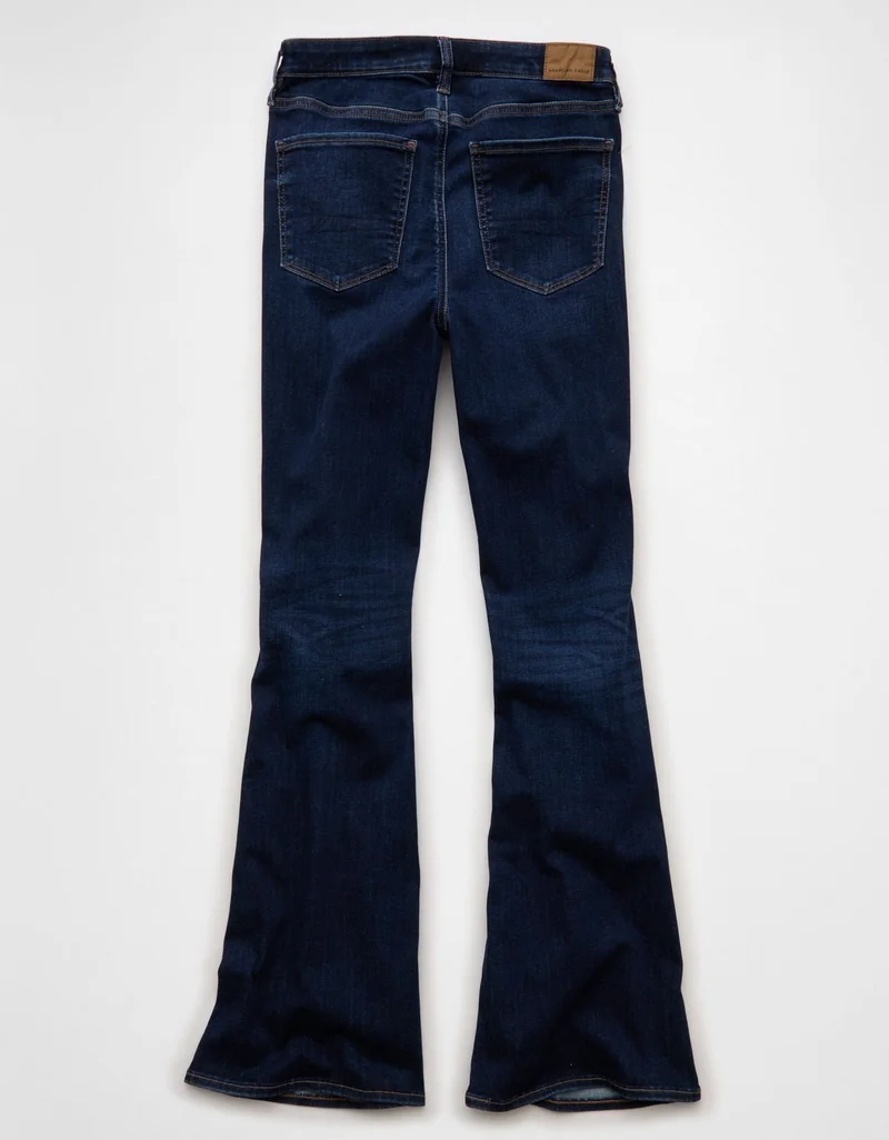 American Eagle  AE Next Level Super High-Waisted Flare Jean for Women | Best Price UAE