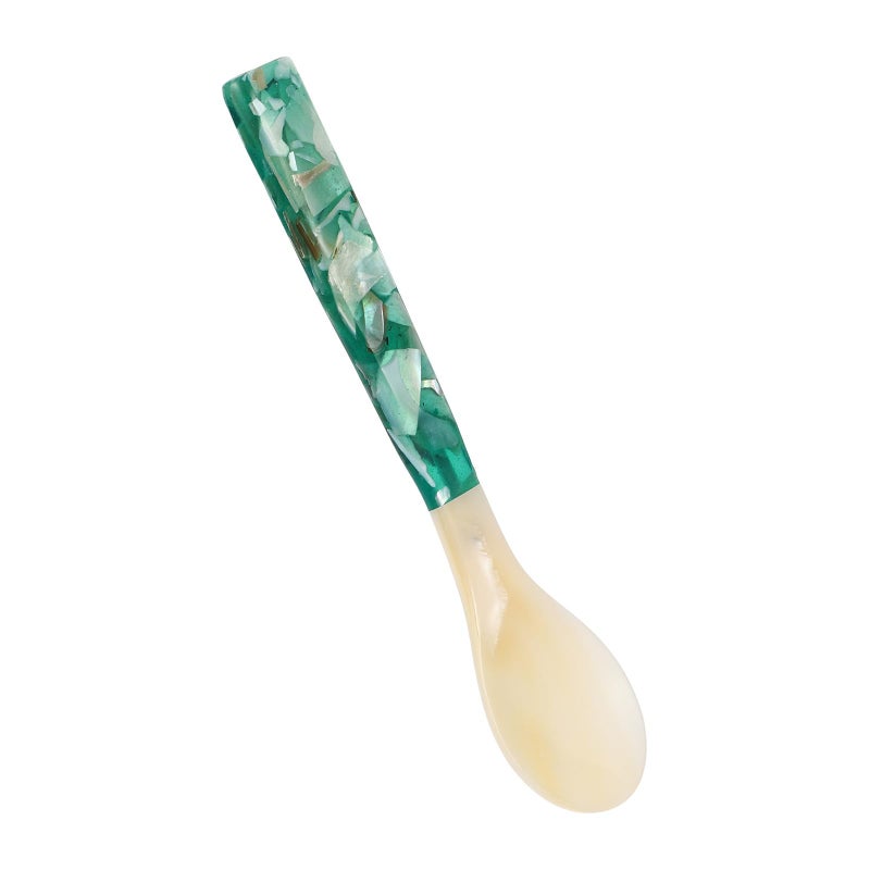 Multipurpose Shell Spoon for Dessert Caviar Coffee Stirring Random Color Kitchen Tableware - Image 2