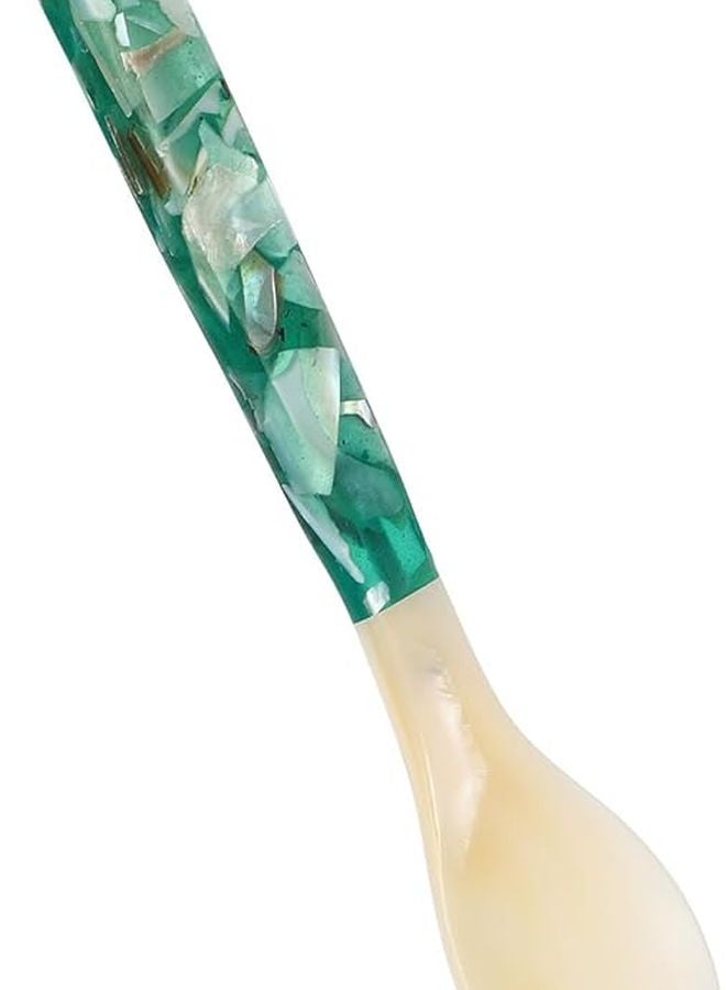 Multipurpose Shell Spoon for Dessert Caviar Coffee Stirring Random Color Kitchen Tableware - Image 1