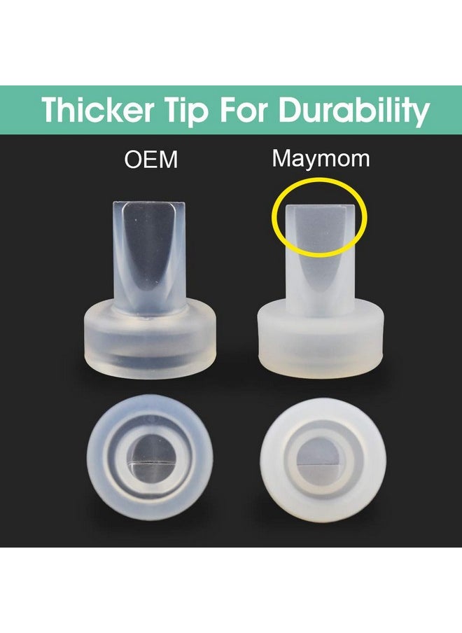 Maymom - Pump Valve Compatible With Ameda Mya Joy Purely Yours Pumps; 2 Count Duckbills To Replace Ameda Pump Valves; Retail Packaging Factory Sealed - Image 1